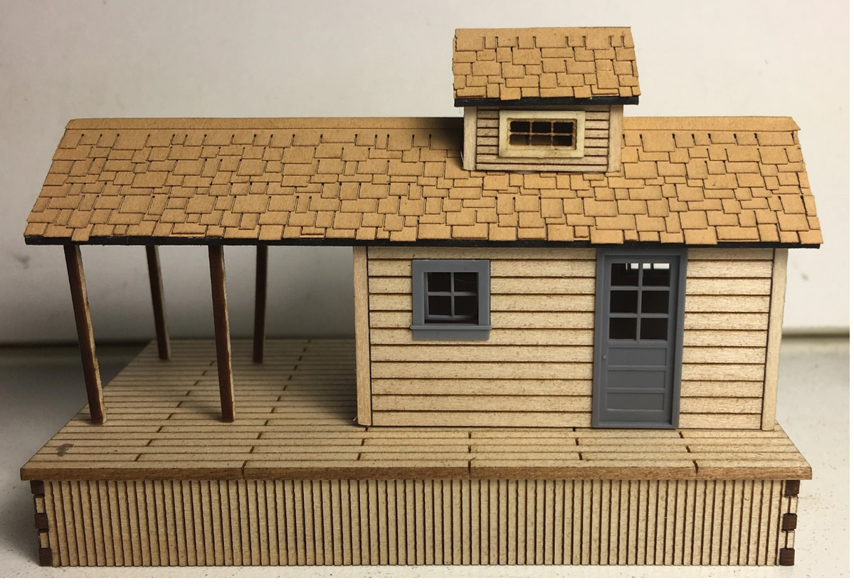 Motrak Models 83303 HO Scale - Adamsville Depot Structure Kit