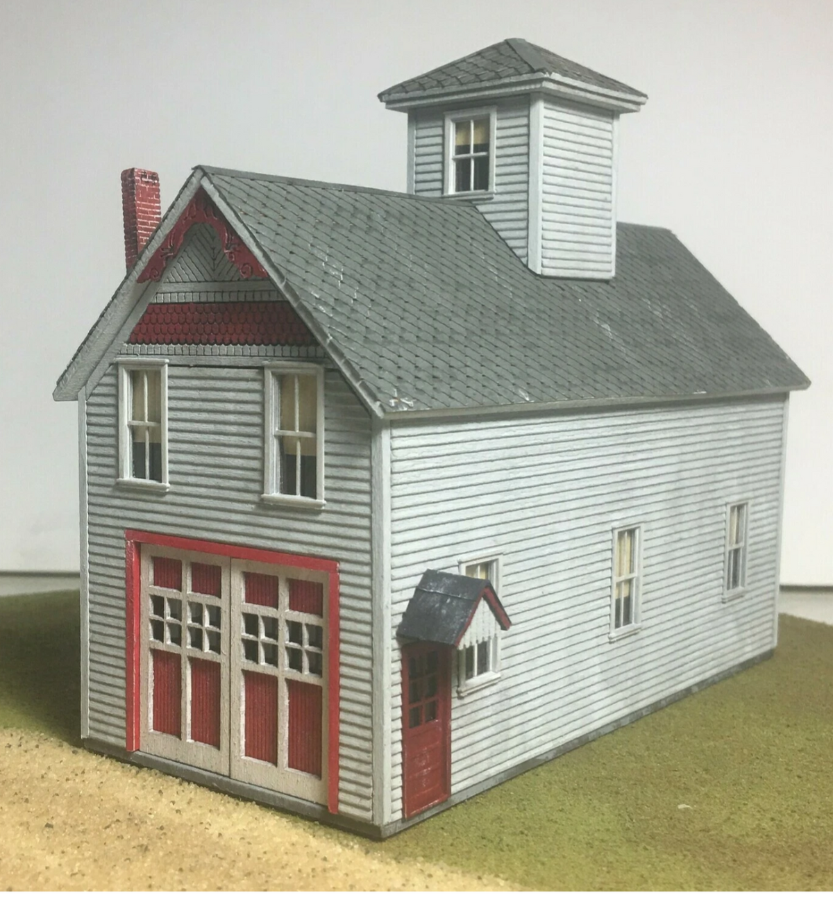 Motrak Models 13006 N Scale - Alton Fire Station Structure Kit