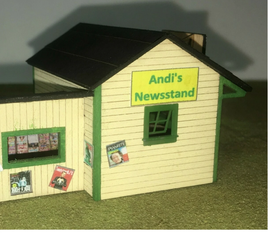 Motrak Models 83014 HO Scale - Andi's Sandwich Shop Structure Kit
