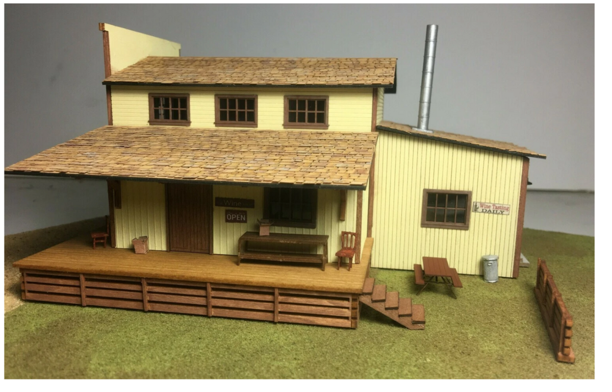 Motrak Models 83402 HO Scale - Countryside Winery Structure Kit
