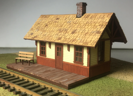 Motrak Models 83010 HO Scale - Little Depot Structure Kit