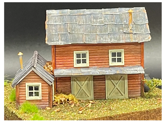 Mudd Creek Models MCM 022 HO Scale - The Barn Laser Kit