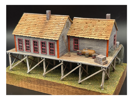 Mudd Creek Models MCM 023 HO Scale - Jacobs Smokehouse Laser Kit