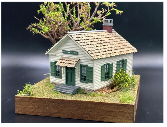 Mudd Creek Models MCM 040 HO Scale - Rimmon Schoolhouse Laser Kit
