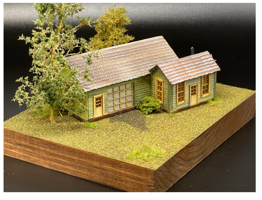 Mudd Creek Models MCM 006 HO Scale - Vic's Garage Laser Kit