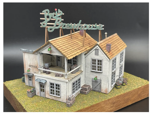 Mudd Creek Models - Brie's Brewhouse HO Scale