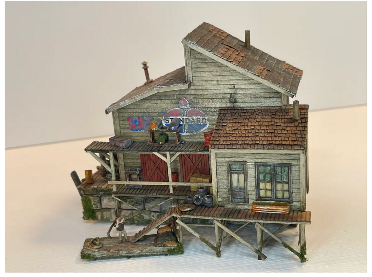 Scale Model River Tees Model Mudd Creek Models - Ronnies River Repair HO Scale – SoutheastHobbies