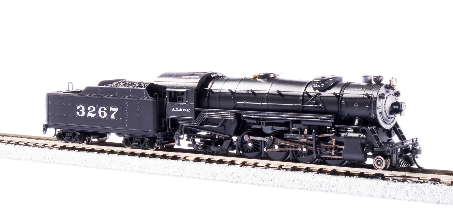 Broadway Limited Heavy Mikado Factory DCC Sound Santa Fe #3267 N Scale