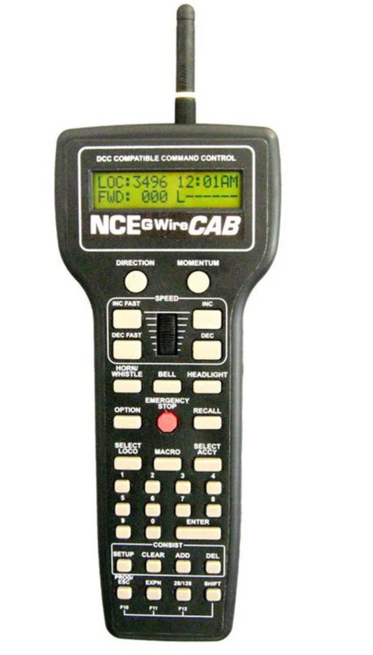 NCE 5240011 ProCab-R Deluxe Master Cab Wireless Handheld Throttle