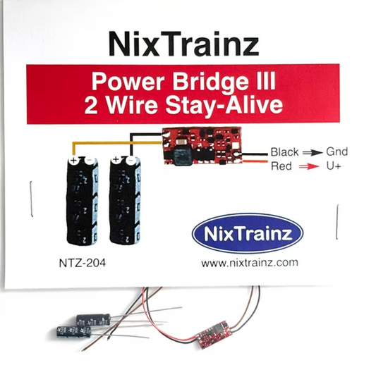 NixTrainz NTZ-204 - Power Bridge III, 2 Wire Stay-Alive