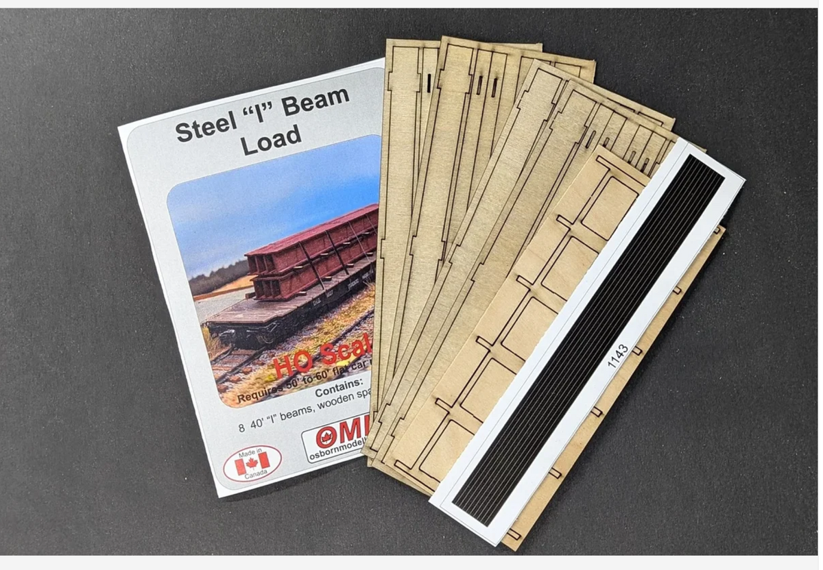 Osborn Model Kits OMK 1143 HO Scale - Steel I Beam Load Kit