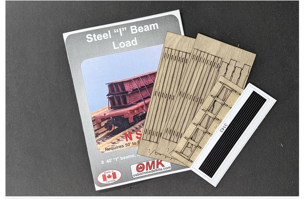 Osborn Model Kits OMK 3143 N Scale - Steel I Beam Load Kit