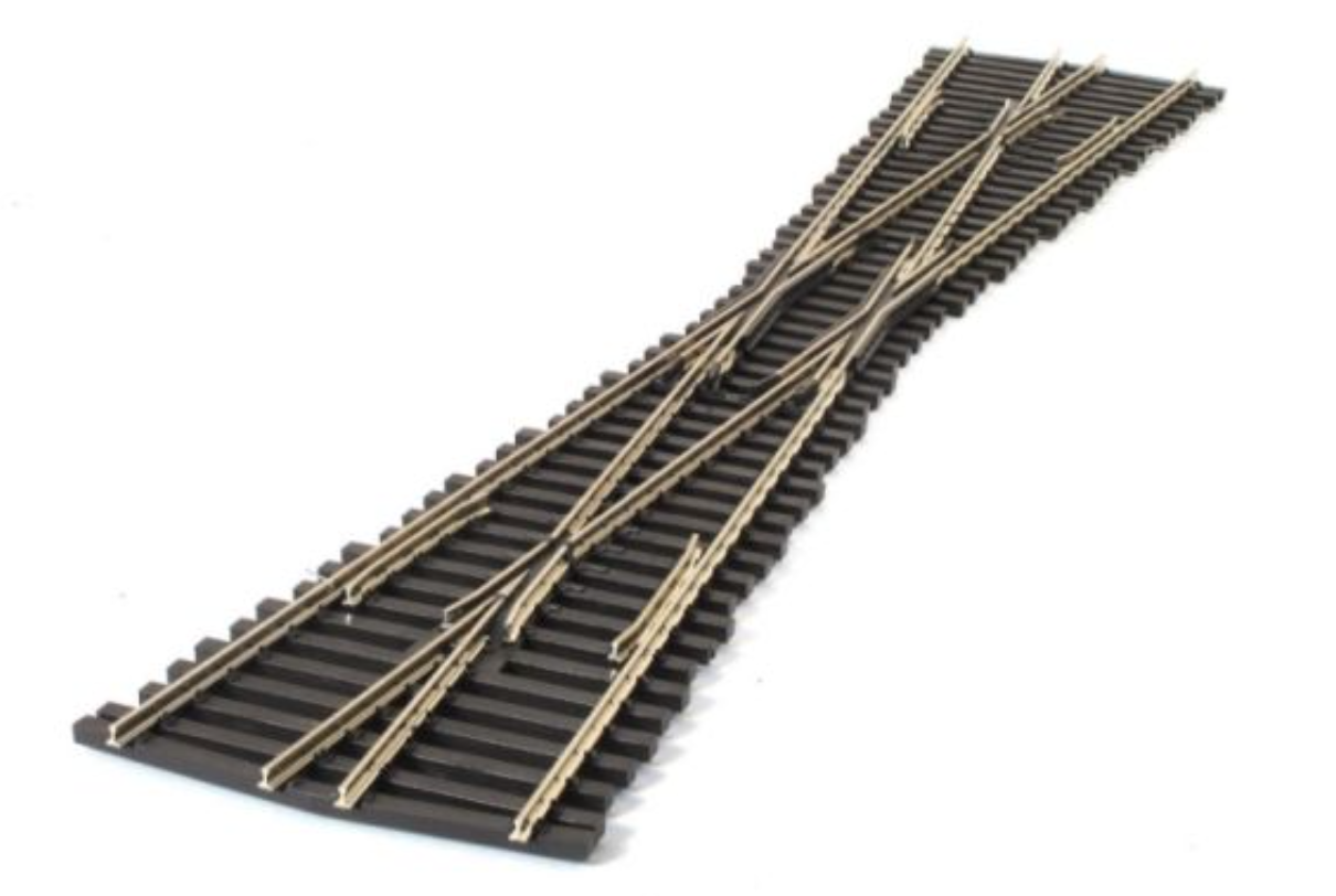 Peco SL-8364 HO Scale - Code 83 #6 Diamond Crossing Unifrog