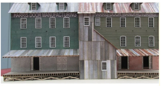 RS Laser RSL2063 HO Scale - Harris Door Manufacturing Structure Kit