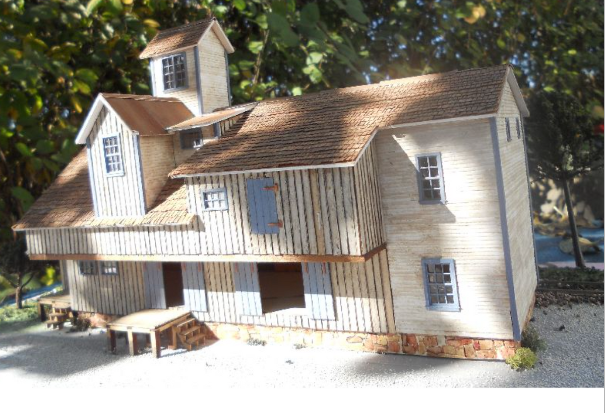 RS Laser RSL2041 HO Scale - Keystone Mill Structure Kit