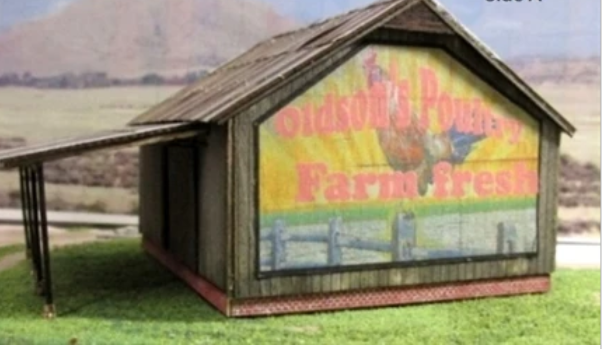RS Laser RSL 3070 N Scale - Oldson's Poultry/Mill Kit Craftsman Kit