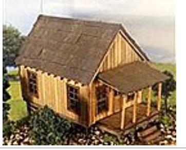 RS Laser RSL 3048 N Scale - Carl's Cabin Craftsman Kit