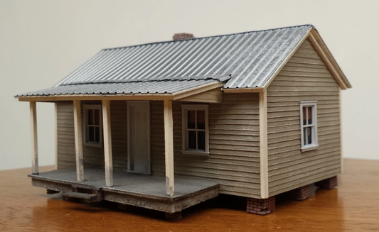 Rail Scale Models RSM 1010 HO Scale - Mill Village Company House #1 Craftsman Kit