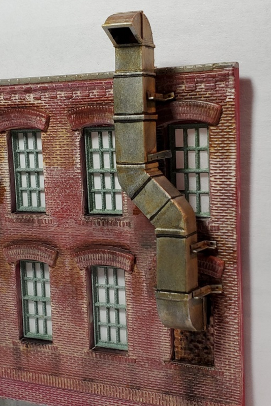 Rail Scale Models RSM M7012 HO Scale - Wall Mounted Exhaust System #2 Detail Kit