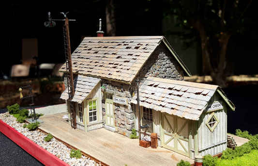 Rail Scale Models RSM P4032 HO Scale - Owl Creek Station Structure Kit