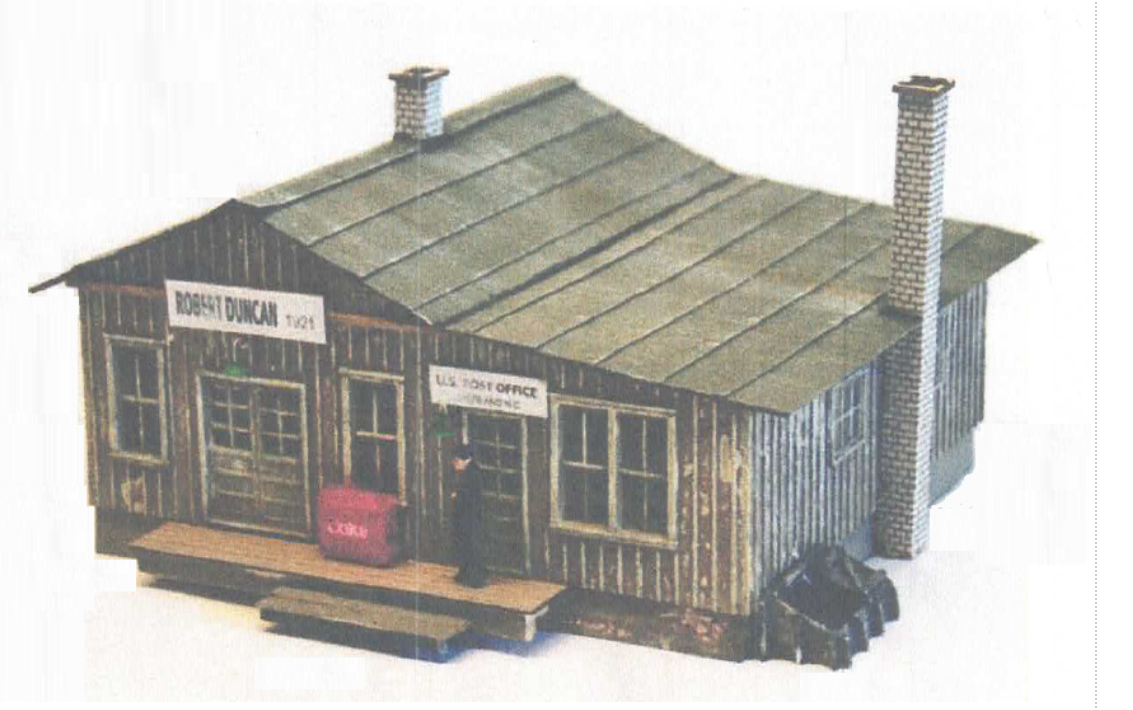 Rail Scale Models RSM 2220 HO Scale - Penwood Rural Post Office Craftsman Kit