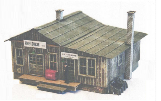 Rail Scale Models RSM 2220 HO Scale - Penwood Rural Post Office Craftsman Kit