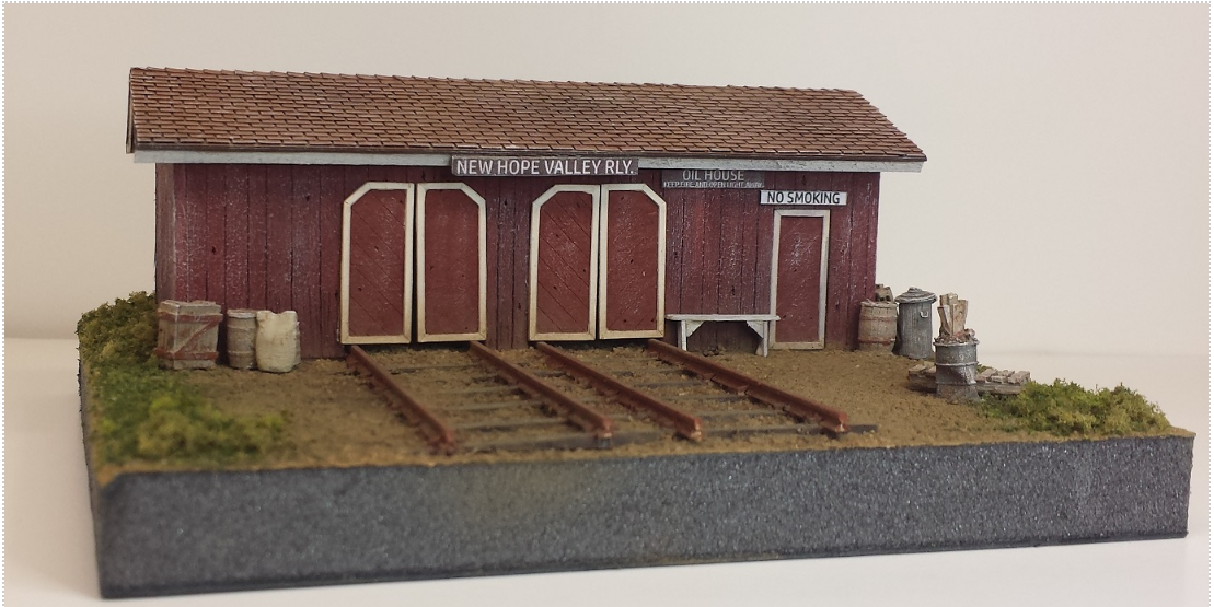 Rail Scale Models RSM 1140 N Scale - Speeders & Oil Shed Craftsman Kit