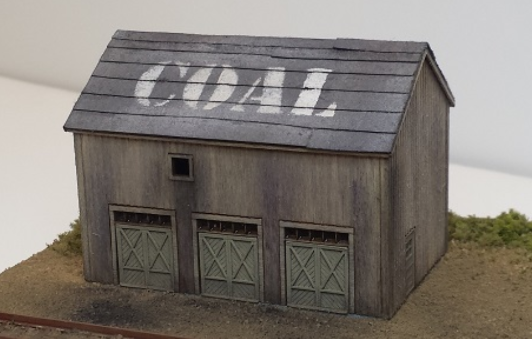 Rail Scale Models RSM 2105 N Scale - Branch Line Coal House Craftsman Kit