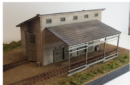Rail Scale Models RSM 2110 N Scale - Branch Line Engine House Craftsman Kit