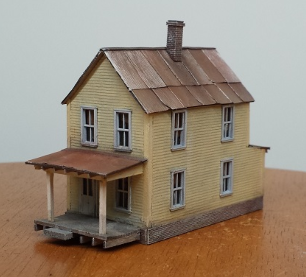 Rail Scale Models RSM 2005 N Scale - Burkes Rowhouse Craftsman Kit