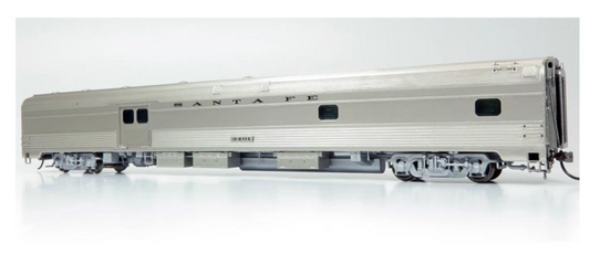 Rapido 114027 HO Scale - Budd Baggage-Dorm Santa Fe AT&SF #3401