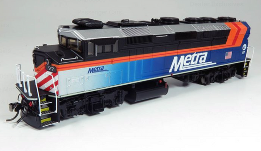 Rapido 19011  HO Scale - F59PH (DC/Silent): Metra #98