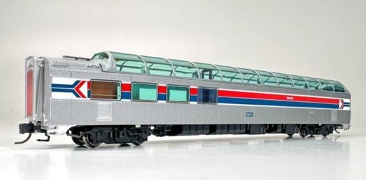 Rapido 5750011 Amtrak Phase 1 : 3/4 Dome Lounge w/Flat Sides #9371 N Scale