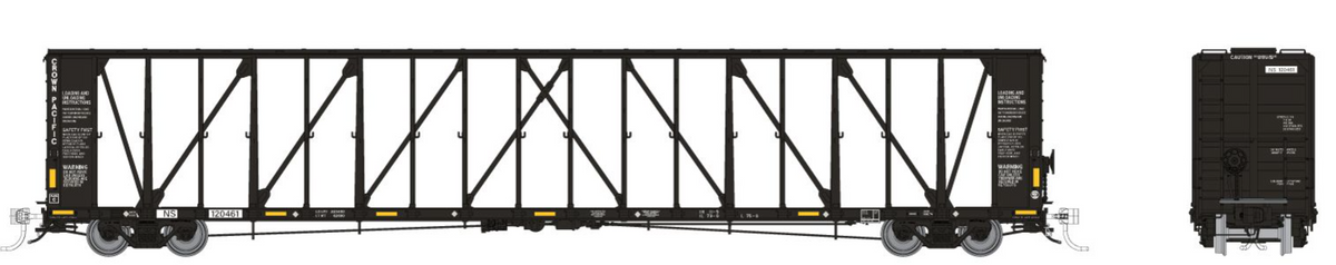 Rapido 562012 N Scale -  NSC Centerbeam Flatcars 6-Pack Norfolk Southern