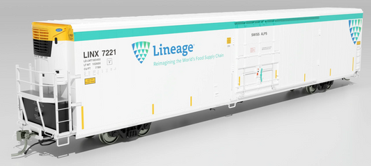 Rapido 167503-4 Greenbrier 7780 cuft Reefer Lineage #7239 w/Sound HO Scale