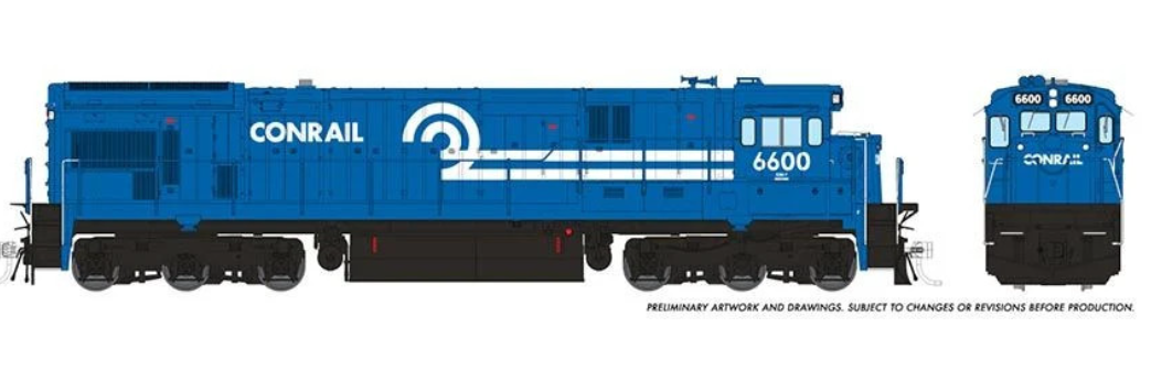 Rapido 42512 HO Scale - C30-7 DCC/Sound Conrail #6608