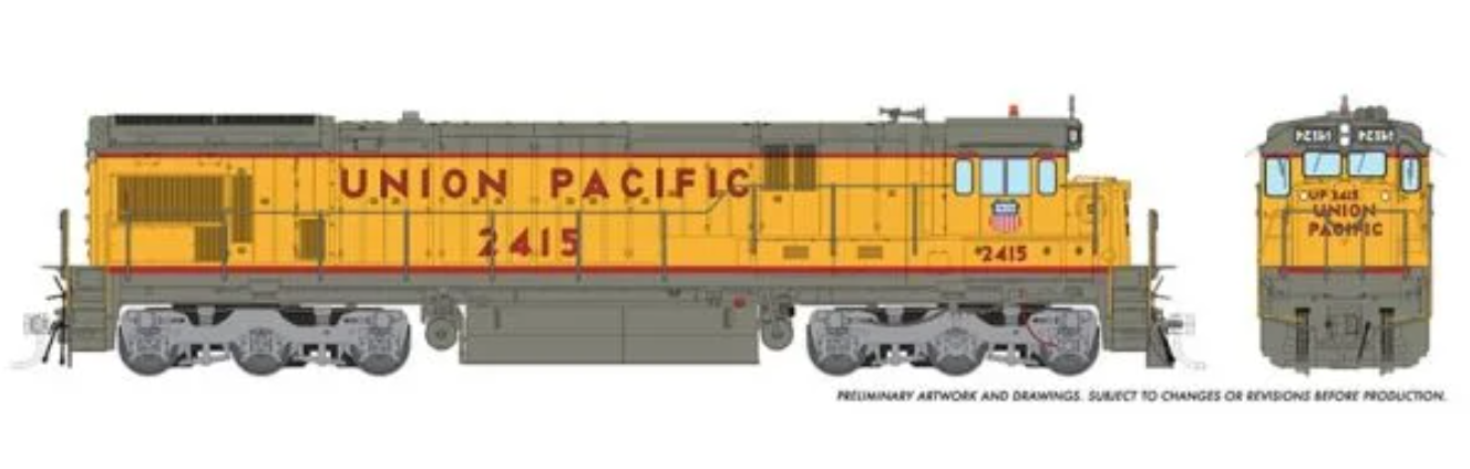 Rapido 42530 HO Scale - C30-7 DCC/Sound Union Pacific - Early Scheme: #2419