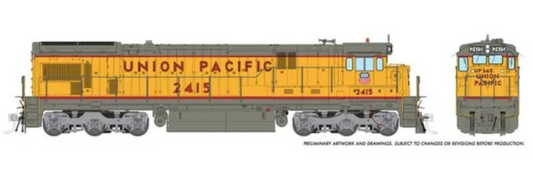 Rapido 42529 HO Scale - C30-7 DCC/Sound Union Pacific - Early Scheme: #2415