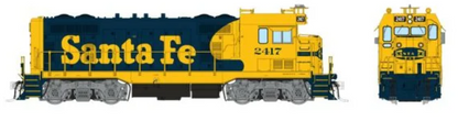 Rapido 70608 HO Scale - ATSF CF7 w/ Square Cab (DC/DCC/Sound): AT&SF - Yellow Warbonnet #2600