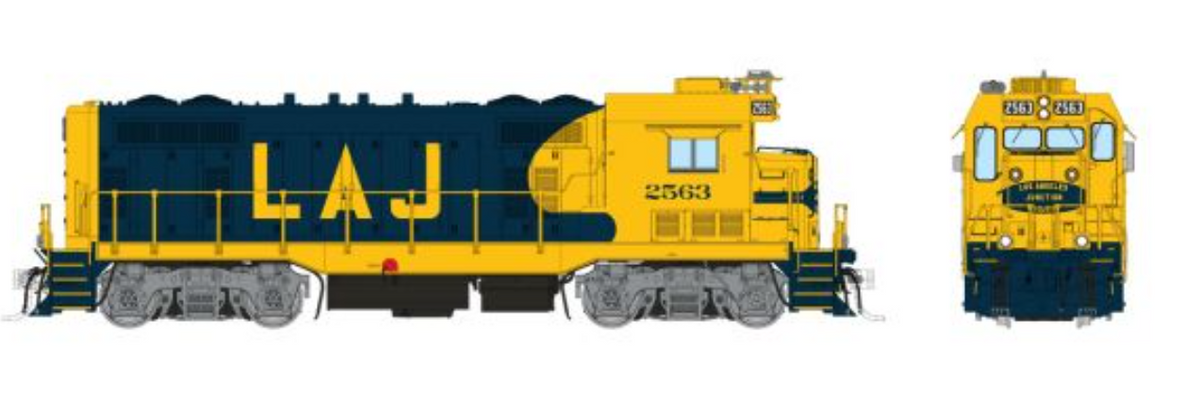 Rapido 70625 HO Scale - CF7 w/ Square Cab DCC/Sound Los Angeles Junction LAJ #2563