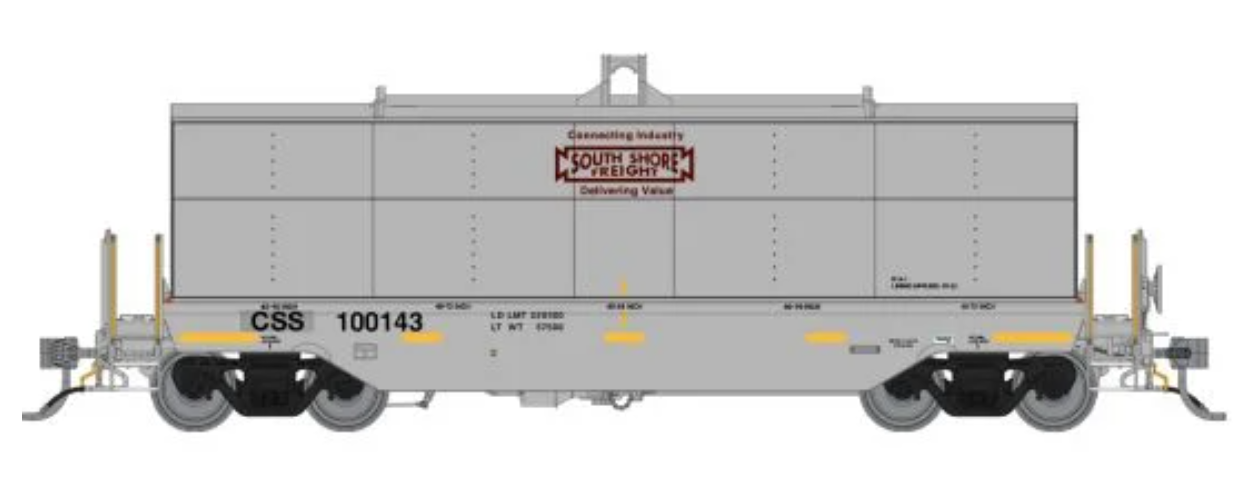 Rapido 168005A Greenbrier Transverse Coil Car: South Shore Freight HO Scale