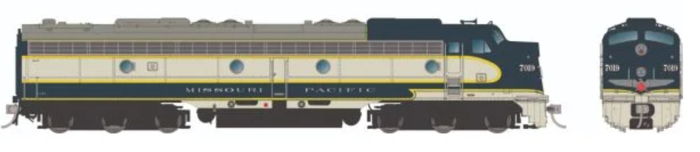 Rapido E8A 28085 (DC/Silent) Missouri Pacific (Mopac - Eagle Scheme) #7020 HO Scale