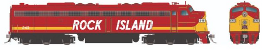 Rapido E8A 25591 (DC/DCC/Sound) Rock Island #648 HO Scale