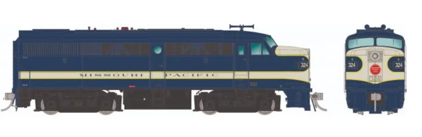 Rapido 37560 HO Scale - ALCo FA-1 (DCC/Sound) Missouri Pacific - Blue Scheme #326
