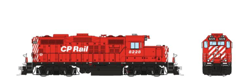 Rapido 54510 HO Scale - GP9U DCC/Sound CP - No Multimark : #8228