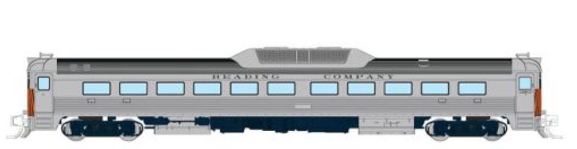 Rapido 516511 Budd Rail Diesel Car RDC Reading (DCC & Sound) N Scale