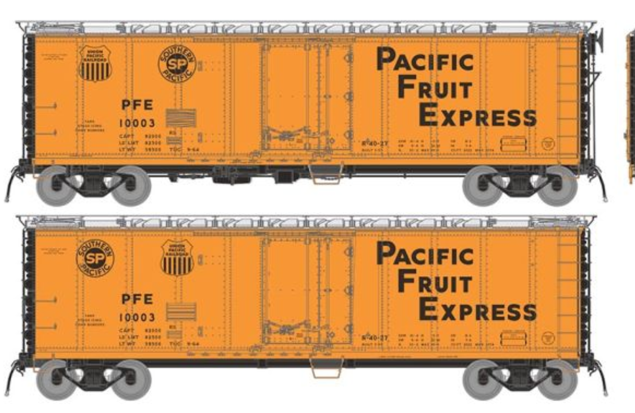 Rapido 196004A HO Scale PFE R-40-27 Reefer 1961 Scheme