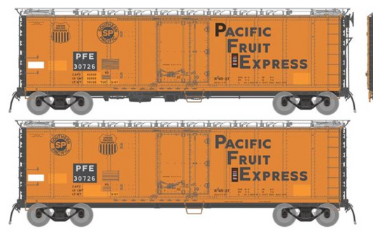 Rapido 196007A HO Scale PFE R-40-27 Reefer: PFE - 1970s TIV Repaint