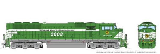 Homeshops / Rapido 1048539 HO Scale - SD70 MAC DCC/Sound Texas & Great Northern #2608