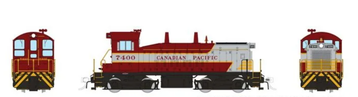 Rapido SW9 27575 (DC/DCC/Sound) Canadian Pacific - Block Scheme: #7402 HO Scale